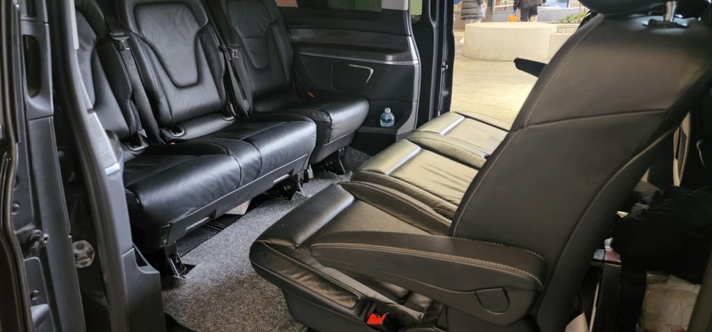 Inside view of Chauffeur - AU Chauffeur and Tour service